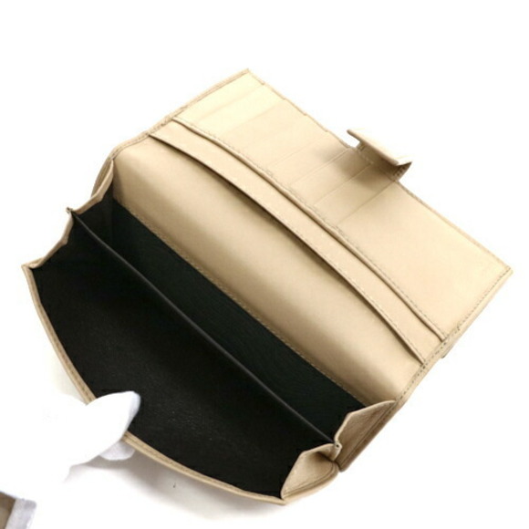 Gucci Wallet Long GG Lame Heart Flap G Beige Pink - Picture 7 of 13